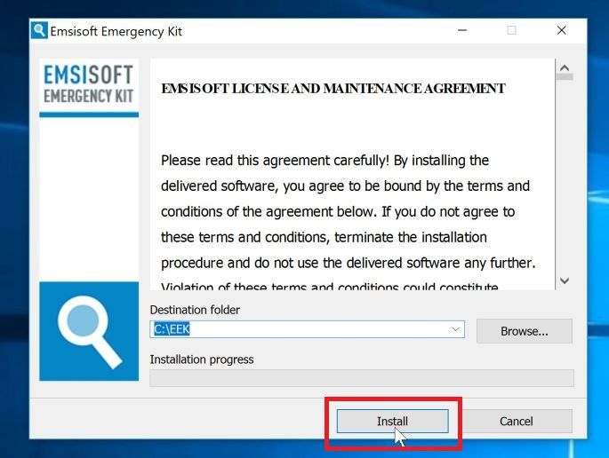 Emsisoft Emergency Kit